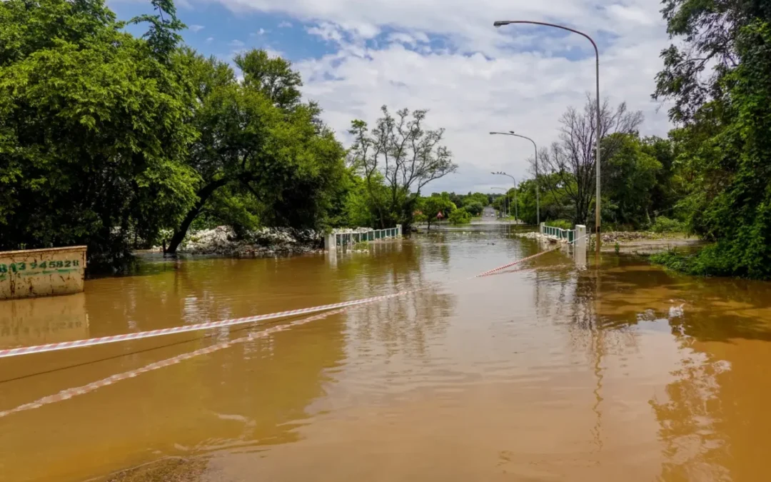 Protection d’un chantier contre les inondations